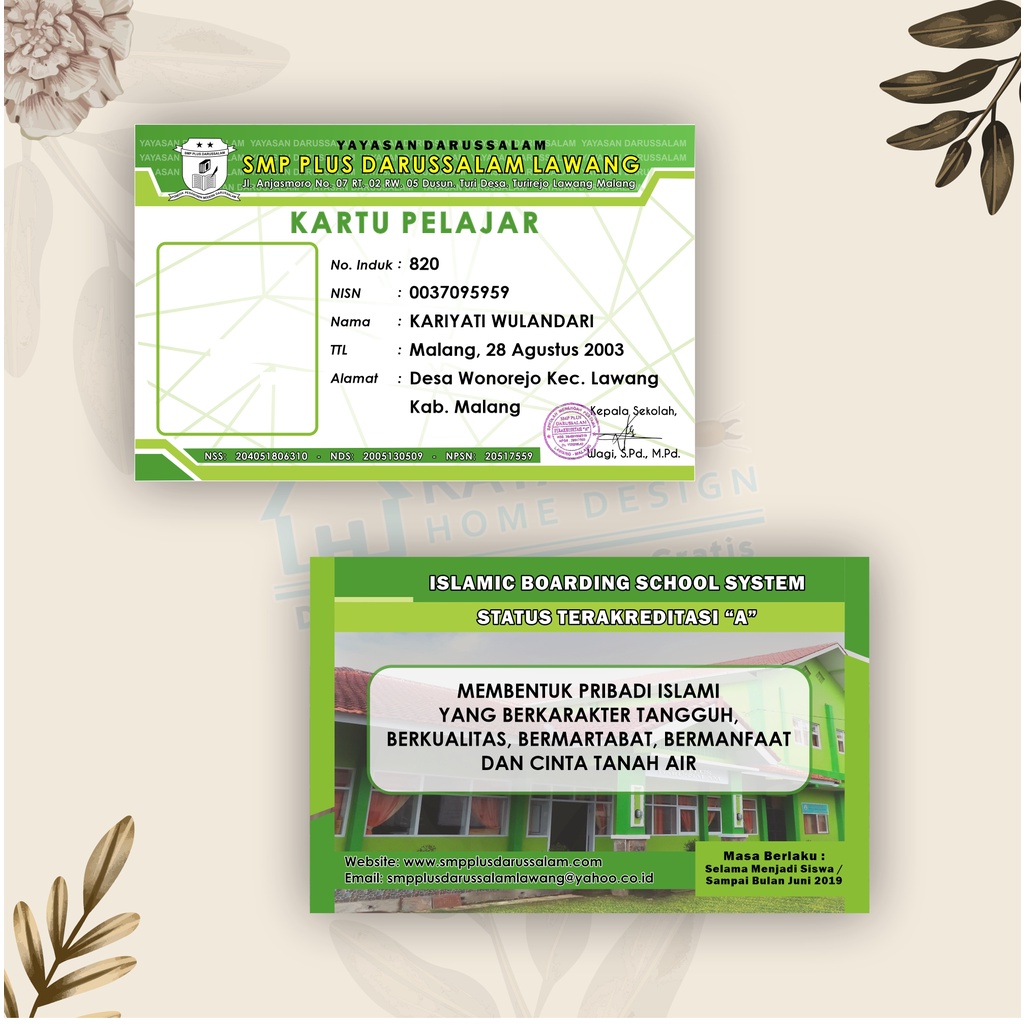

CETAK KARTU ID CARD / KARTU MEMBER / KARTU PELAJAR / KARTU MAHASISWA