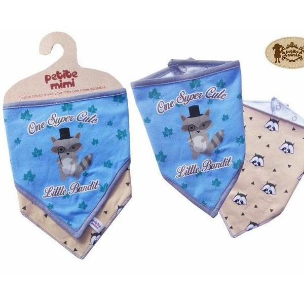 Petite Mimi Bib 2in1 2Pcs Random