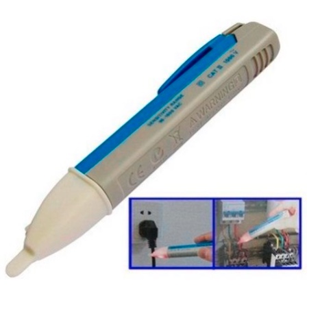 Tespen Listrik Cek Kabel Putus Otomatis Bunyi / Alat Deteksi Aliran Arus Pen Tester / tespen detektor tespen Sensor Detektor Voltase Tester Elektrik AC Lampu bunyi otomatis TEST PEN NON TOUCH ALAT DETEKSI KABEL PUTUS