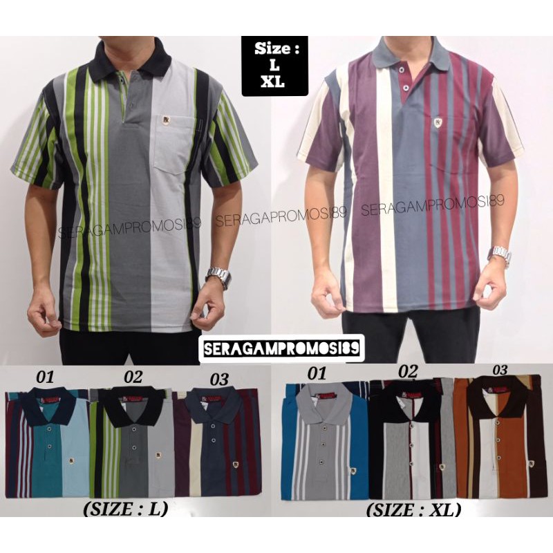 kaos wangky pria motif salur vertikal - kaos kerah katun pria - kaos kerah lengan pendek - Cod kaos kerah katun pria / kaos salur turun pria / polo shirt cotton laki laki dewasa / kaos kerah bapak bapak / kaos kerah buat THR / KAOS KERAH SANTAI PRIA