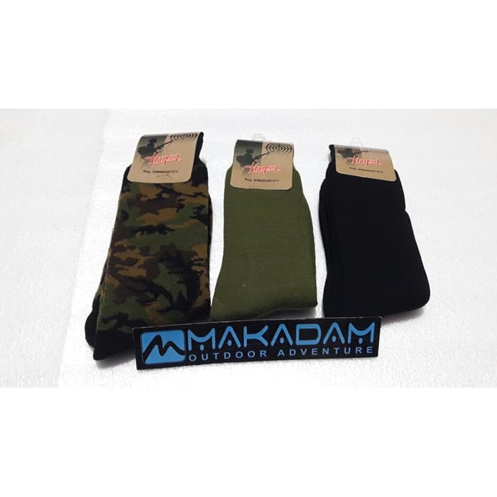 kaos kaki loreng tni polisi outdoor tebal