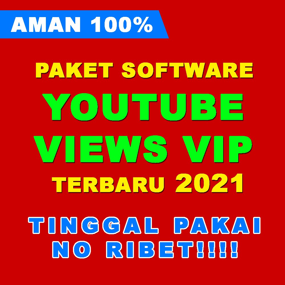 Paket Software Aplikasi BOT TOOLS YOUTUBE VIEWS VIP PREMIUM Terbaru