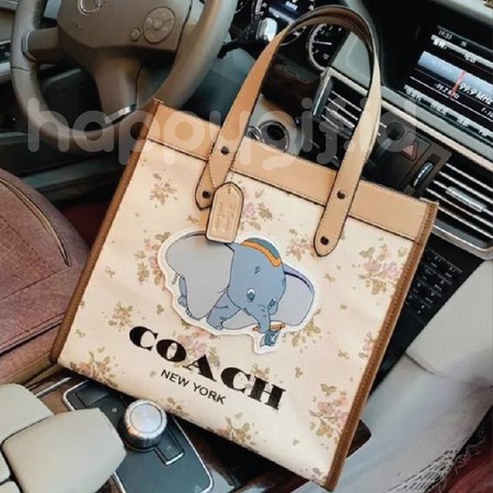 Tas Tote Canvas Kanvas Coach Bag - Coach Dumbo Premium