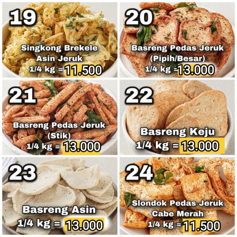 

keripik slondok 250 gr
