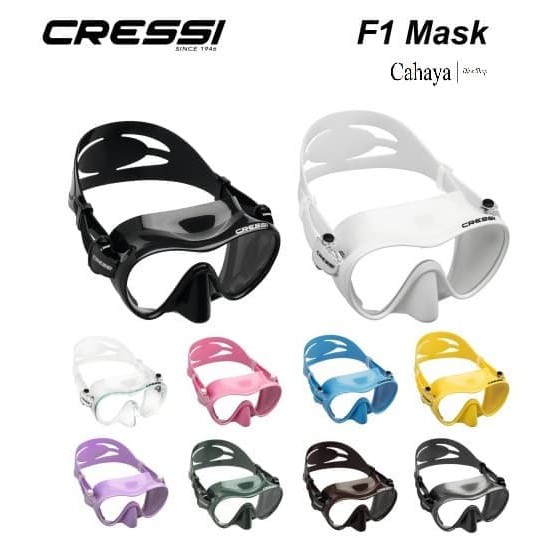 Cressi Diving Mask F1 Frameless for Freediving / Scuba Diving