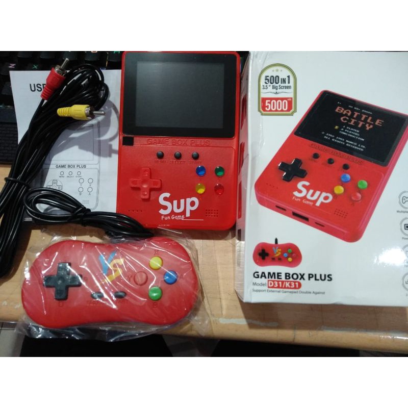 [WAE] GAMEBOY + POWERBANK RETRO GAME COLOK KE TV BISA 2 PLAYER D31