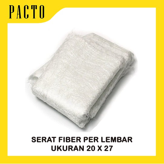 Satuan Serat Fiber Aquaproof Fiberglass Matt Serat Fiber Ecer 1 Lembar