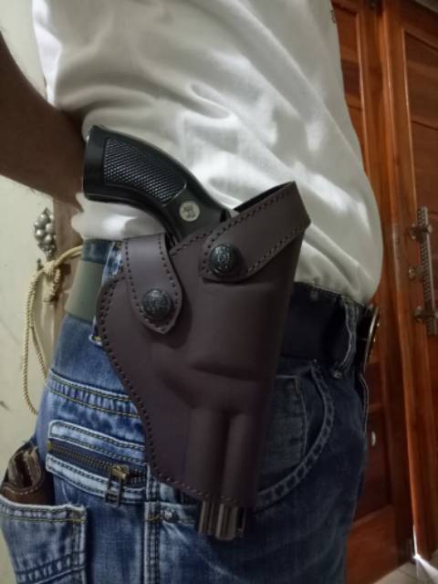 Hoster kulit sarung pistol kulit repolper