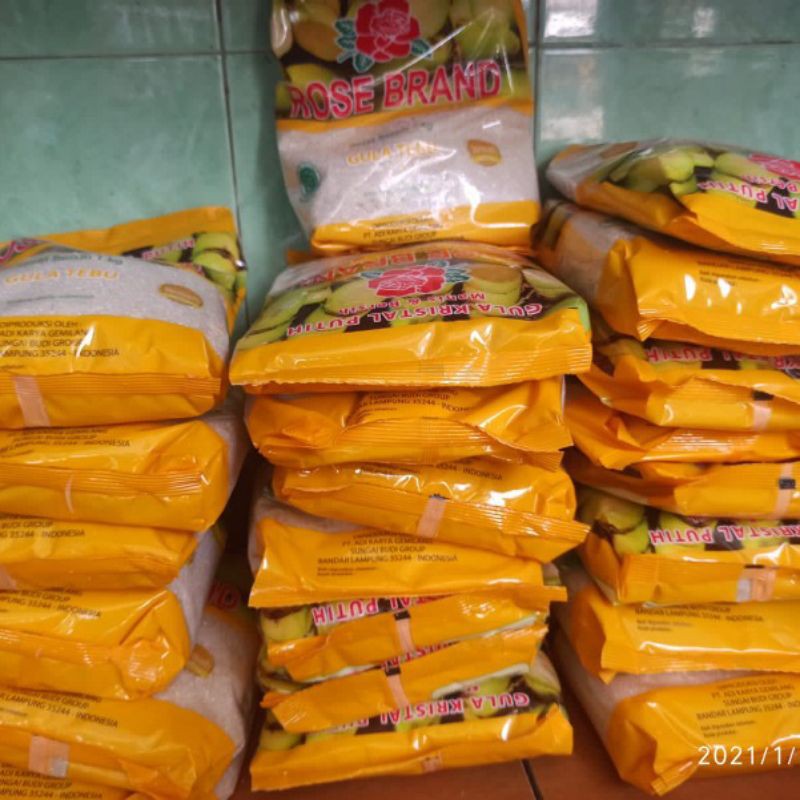 

Gula RoseBrand kuning/hijau 1kg