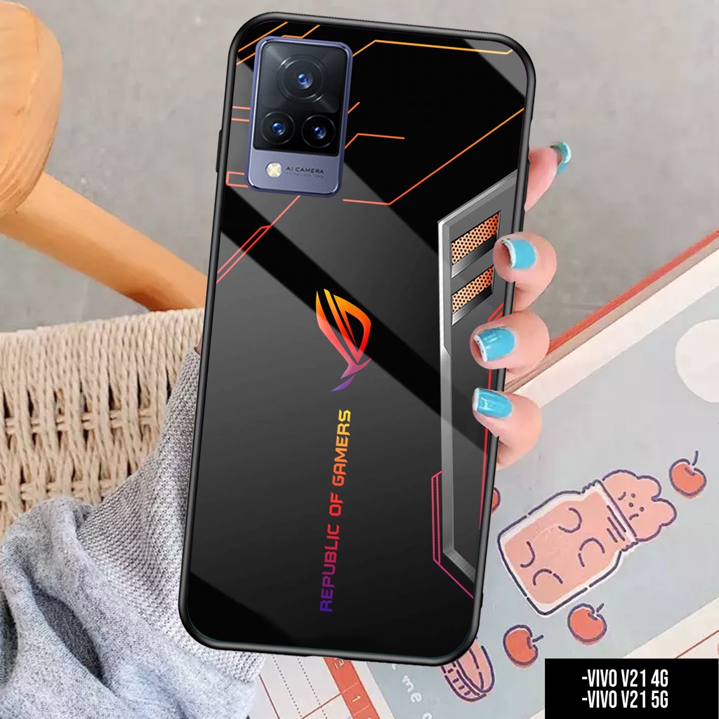 CASE VIVO V21 4G / V21 5G - Casing VIVO V21 4G / 5G Terbaru TOP ONE CASE [ ROG ] Silikon VIVO V21 4G