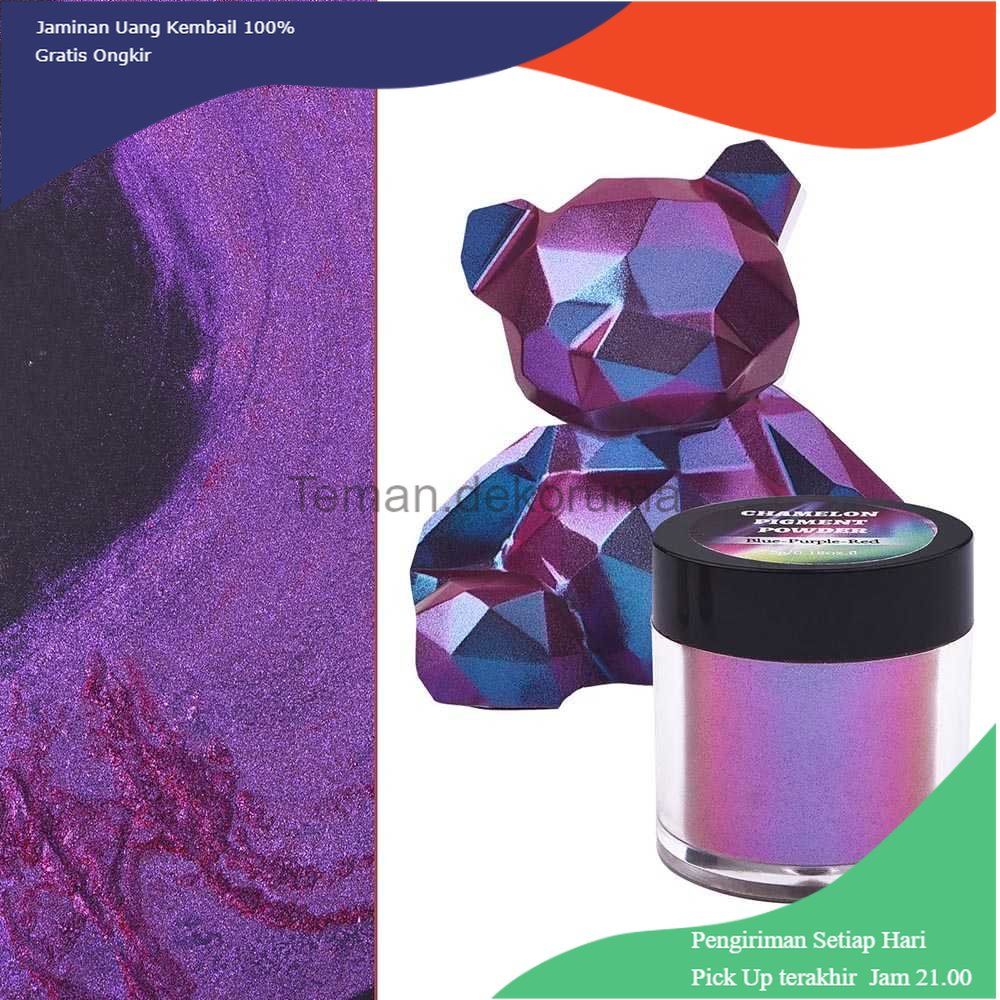 TD - PKK YAKAMOZ Serbuk Pewarna Mirror Resin Glitter MagicPowder 5g - L-5