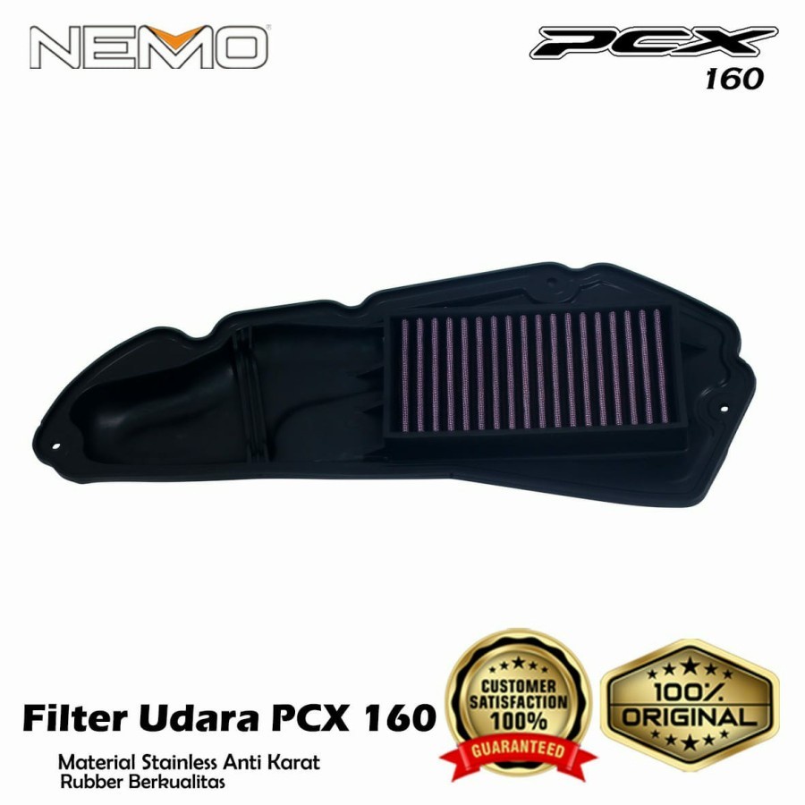 Filter Saringan Udara Sparepart Variasi Motor Honda Pcx 160 New Nemo GMA GARANSI