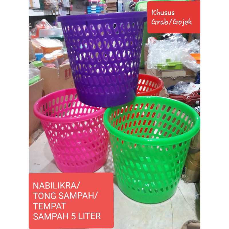 Jual Tempatkeranjang Sampah Plastik Tong Sampah Bolong Shopee Indonesia 9245