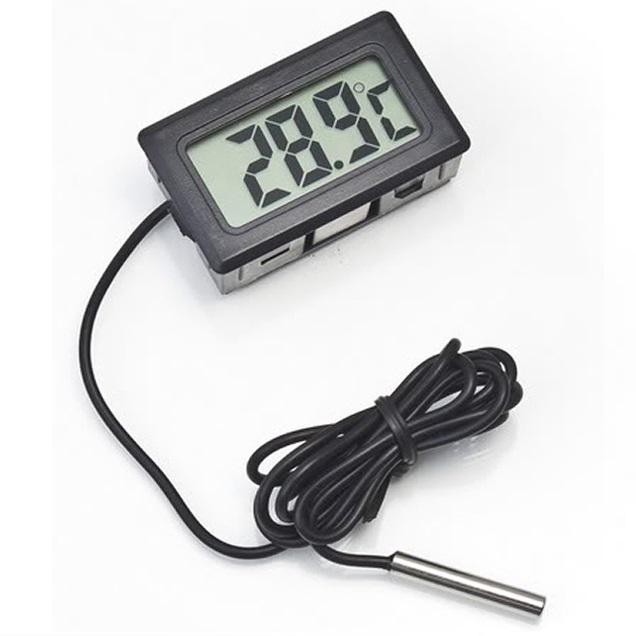 

PROMO - Effosola Pengukur Suhu Digital Termometer Aquarium dengan Kabel 1M -