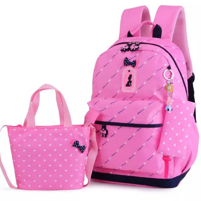 Tas Ransel Anak Sekolah Karakter Fashion Kids Backpack Cute Murah Batam Tas Kanvas import