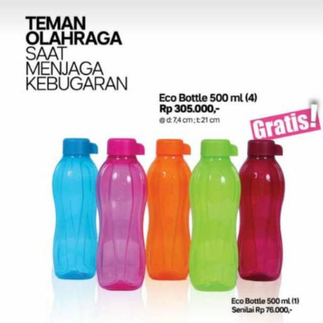 Tupperware Eco bottle 500 ml