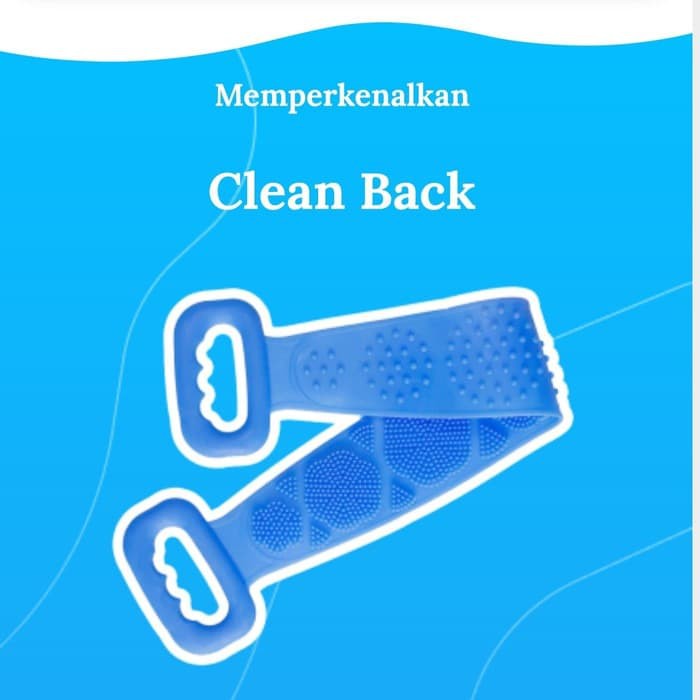 MAGIC CLEAN BACK CLEANSER SIKAT GOSOK BADAN ELASTIS PEMBERSIH PUNGGUNG