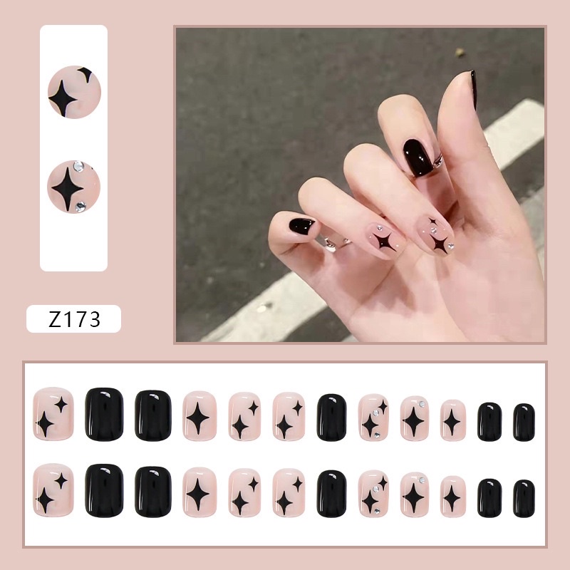 Kuku Palsu 【A102，lem sticker】Nikah kuku Wedding False Nailart Pengantin Tangan