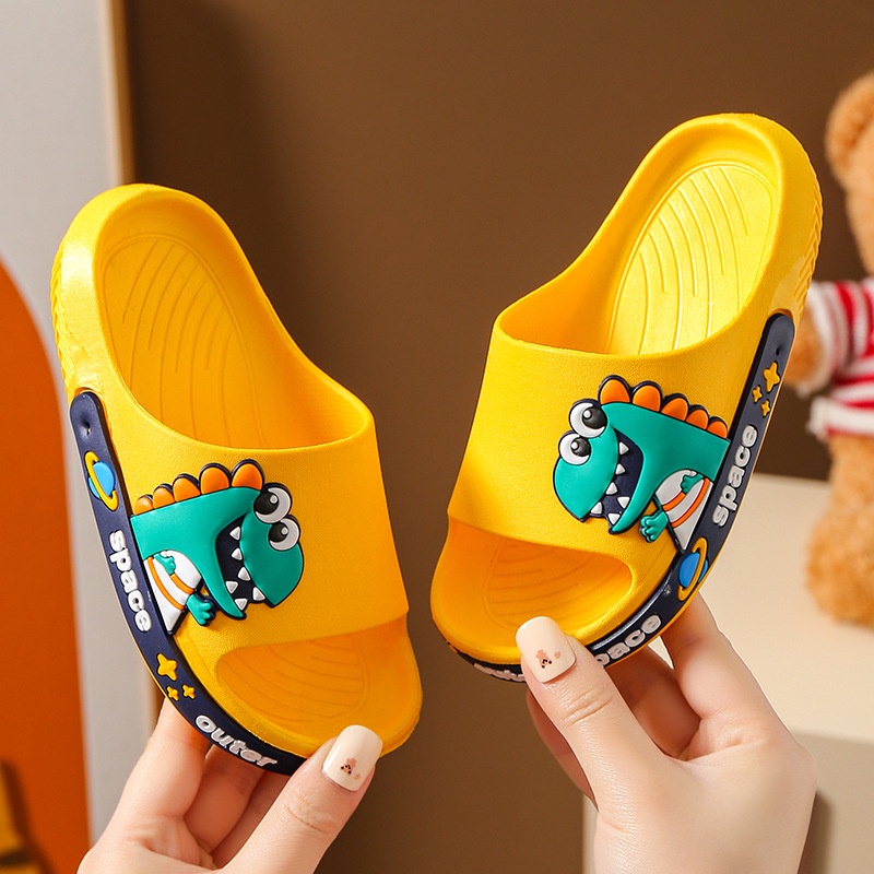 Plazababyku SANDAL SPACE DINO 2201 Sandal Anak Laki Laki Bahan Karet Model Lucu 1-4 Tahun