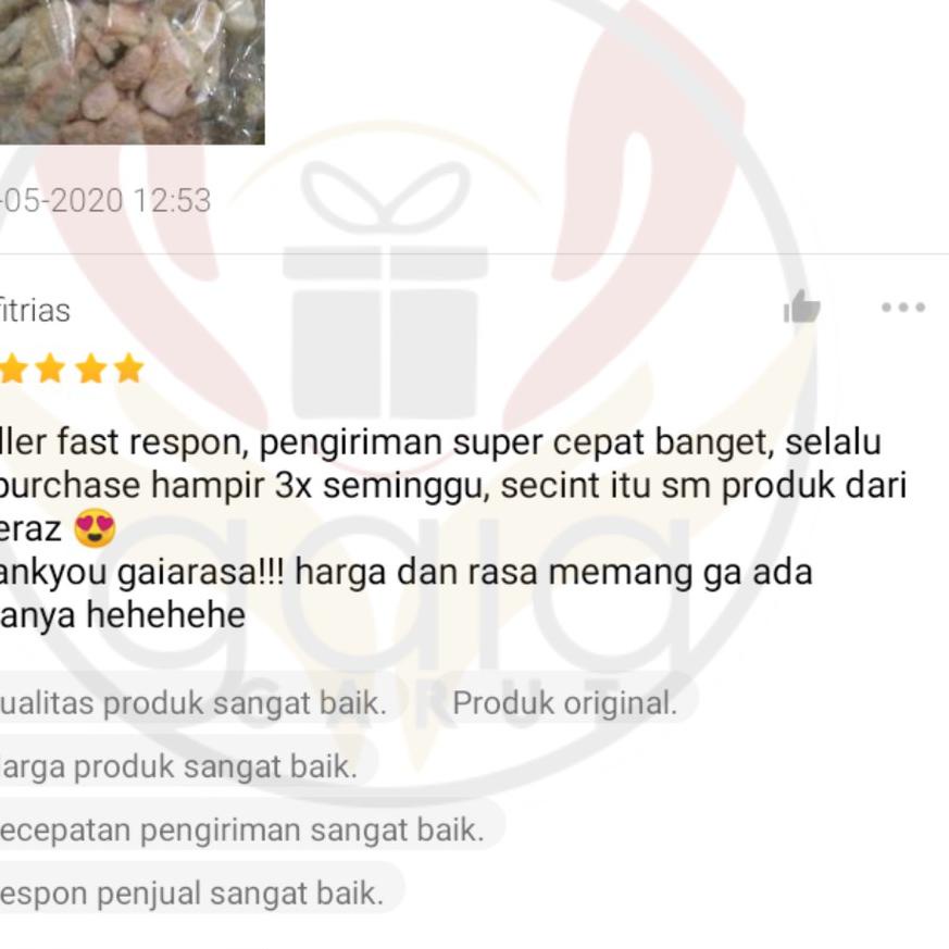 

Restock⚡ 150pcs LIDAH cuanki Toping Baso Aci, Seblak khas Garut by GAIA (bisa GROSIR bisa COD bisa K