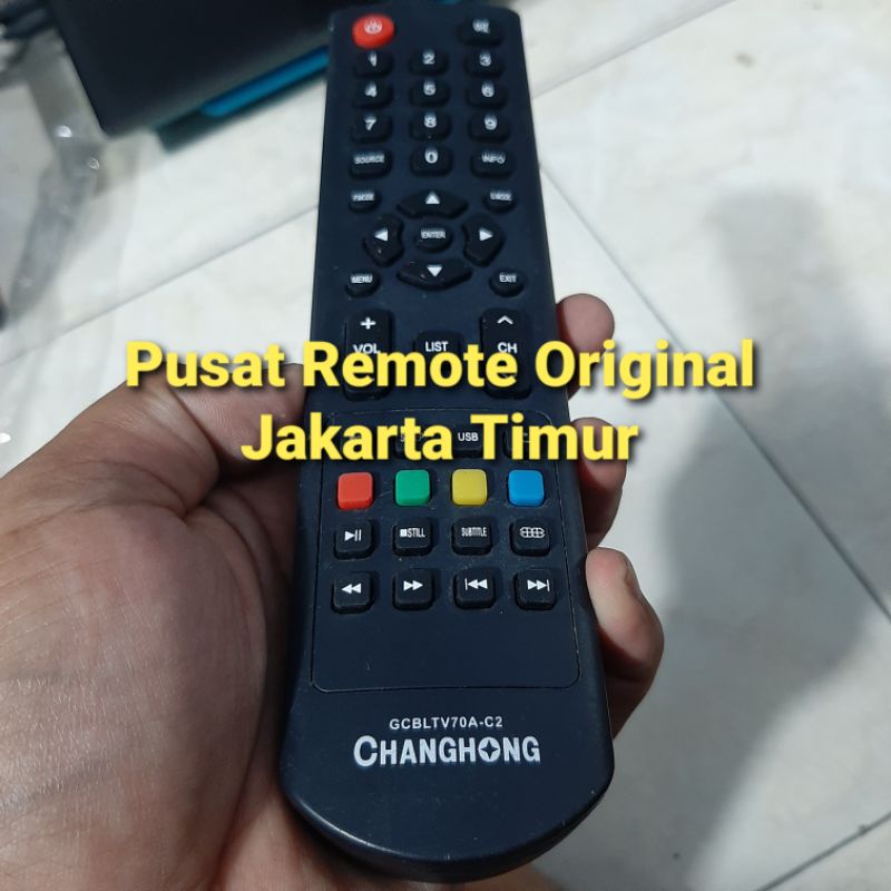 REMOTE REMOT TV CHANGHONG LED LCD USB GCBLTV70A-C2 ORIGINAL ASLI