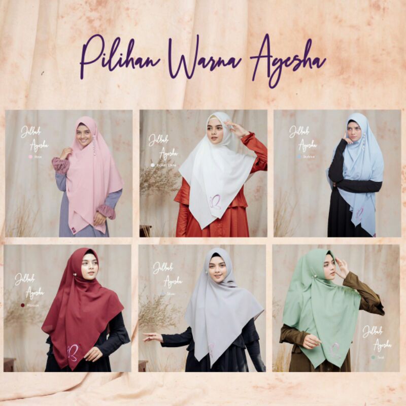 jilbab segi4 ayesha by alwafa hijab