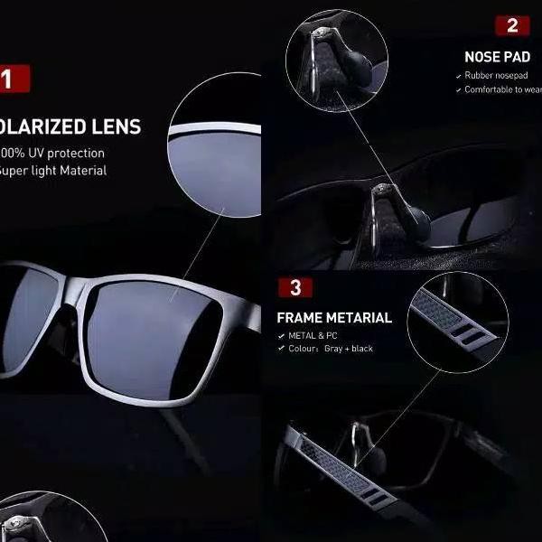 ！LIMITED ！ (ORI) Kaca mata polarized | pria | wanita Original 6560 desain elegan anti silau UV 400 ✿