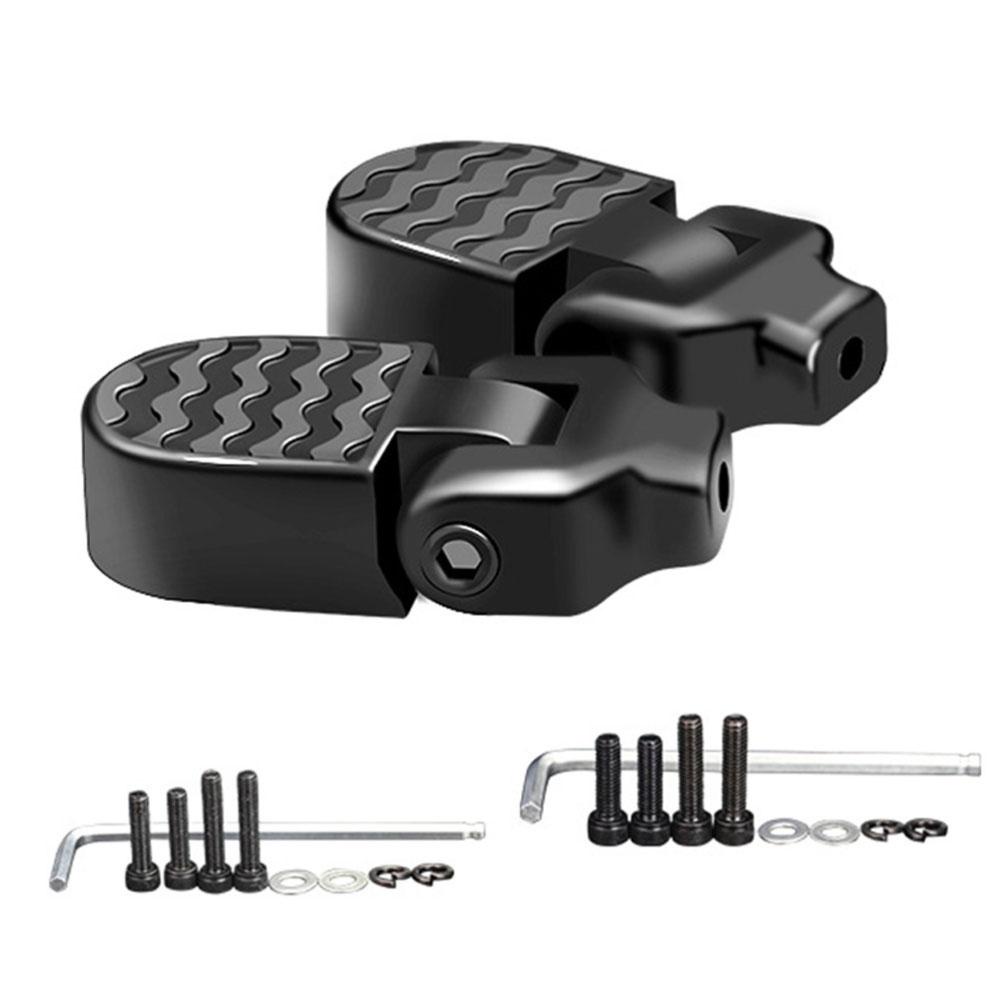 Lanfy Sepeda Backseat Pedal Pasak Kaki 2 Pcs Depan Belakang As Anti-Slip Aluminium Alloy Mtb Sepeda Sepeda Aksesoris