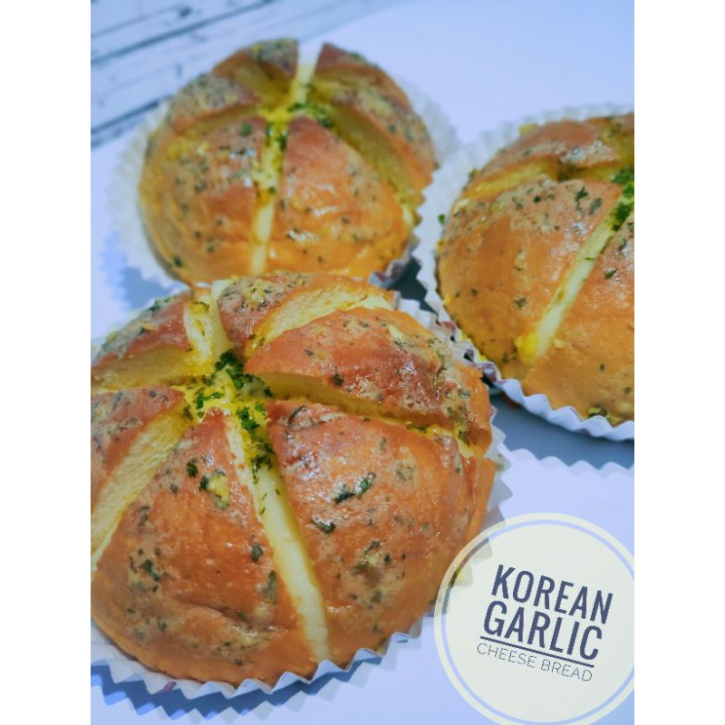 

Korean Garlic Cheese Bread isi 3pcs/pack ONLY GoSend/Grab Instant