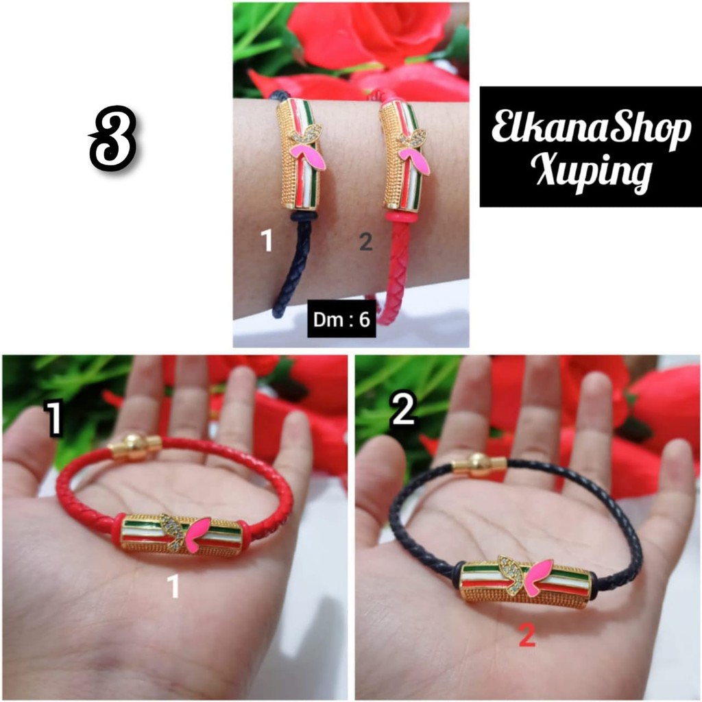 Gelang Magnet Liontin Tabung Xuping,Nomor Bisa Chat Aja Kami