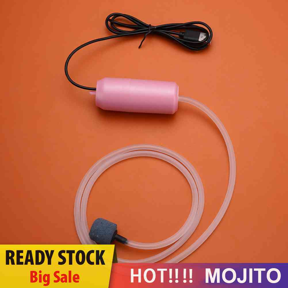 Aquarium Oxygen Air Pump Fish Tank USB Power Silent Air Compressor Aerator