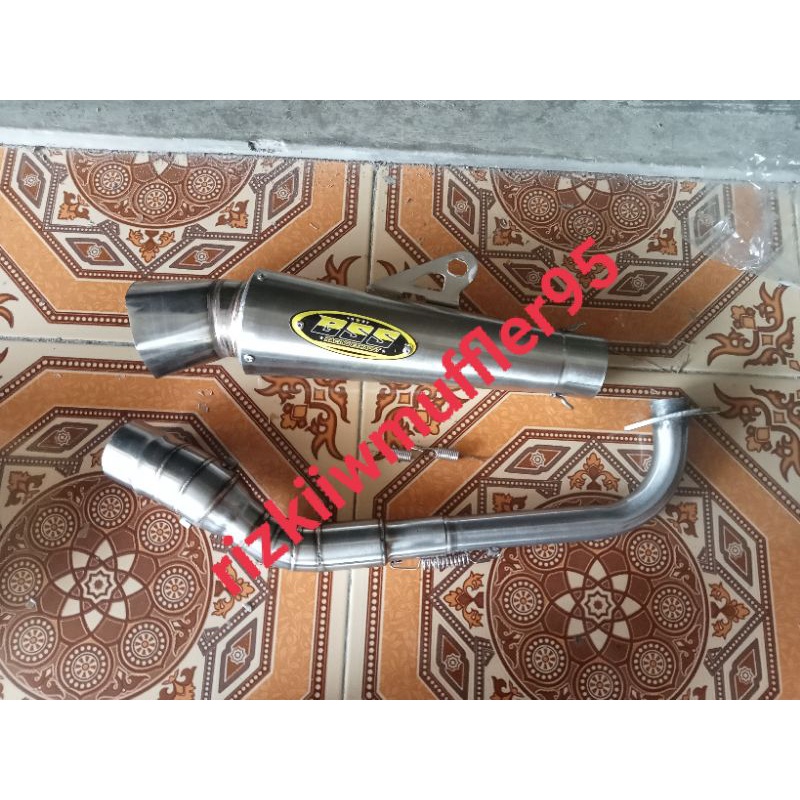 knalpot racing BSS segi enam termurah buat motor matic beat Mio Scoopy Vario n-max aerox dll