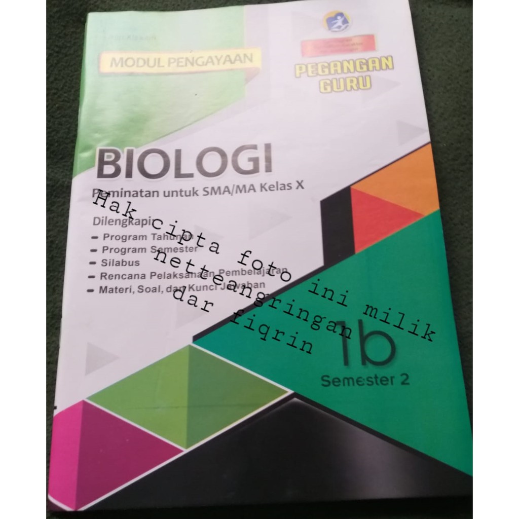 Buku Pegangan Guru Biologi SMA K13 Kelas 10 11 X XI Semester 2 revisi 2018 kharisma