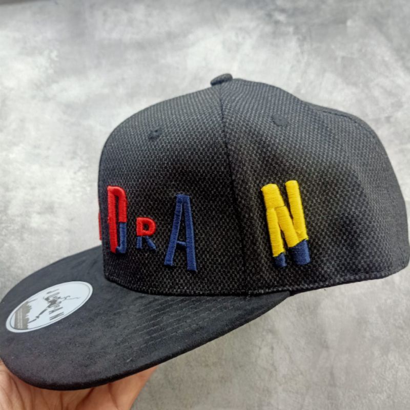 Topi Jordan Snapback Black Premium Quality