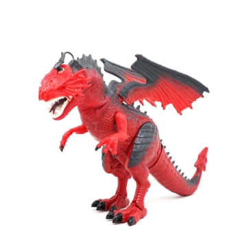 Cruzer Dragon Red Flame with Light &amp; Roaring Sound Big Size