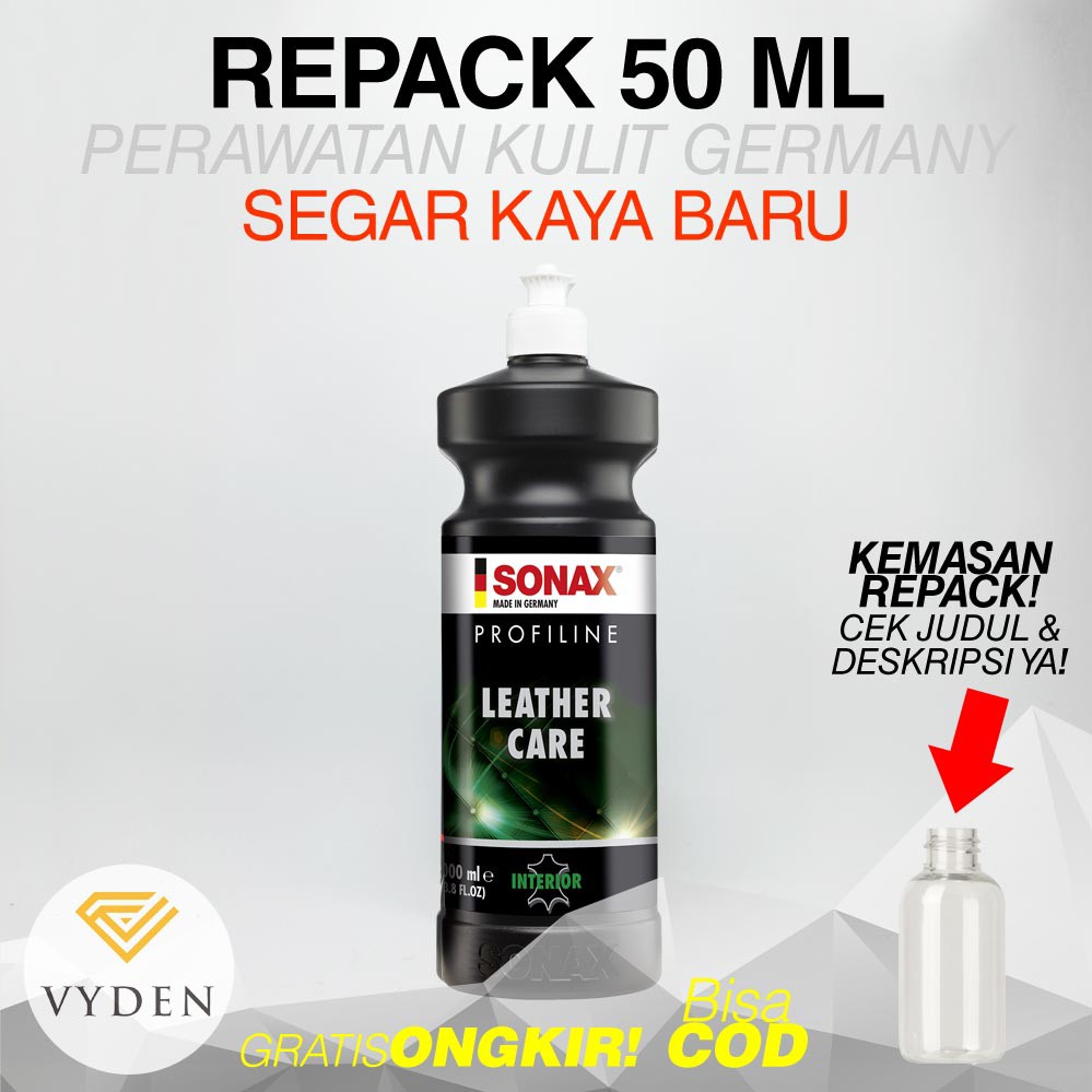 SONAX LEATHER CARE ECER Perawatan Kulit Asli Mobil MURAH