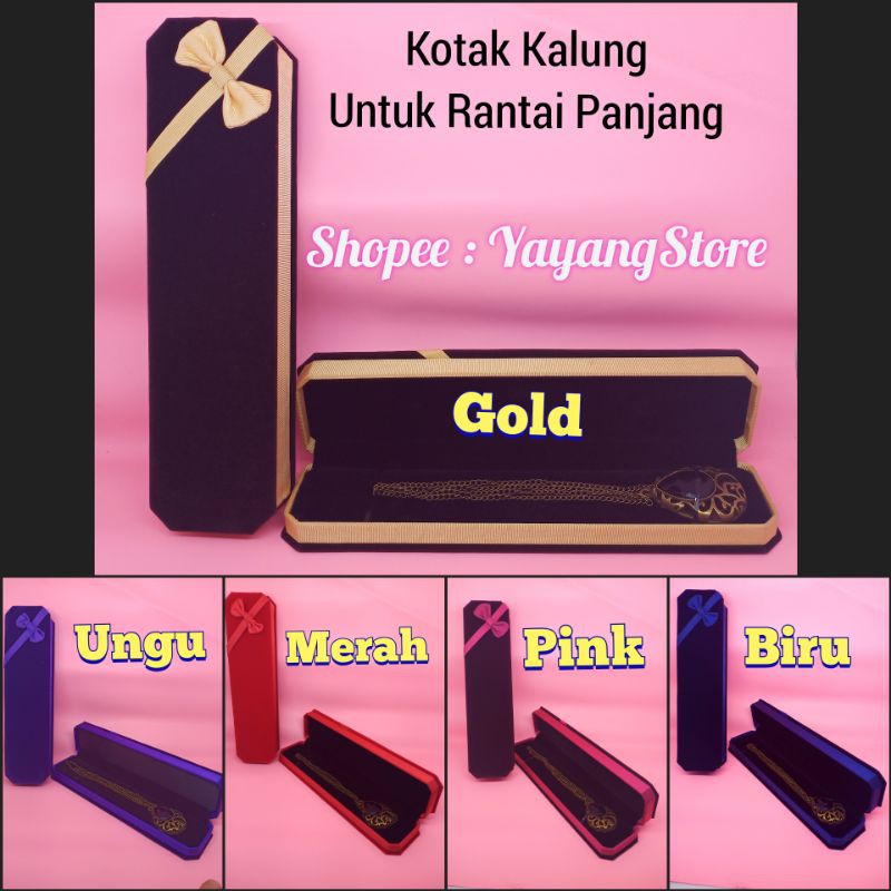 Kotak Kalung Panjang - Box Tempat Kalung Panjang