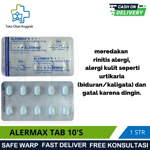 ALERMAX TABLET/OBAT GATAL KARENA ALERGI