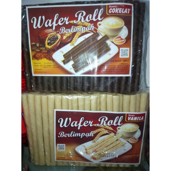 Wafer Roll Mezzo Vanila Coklat 900gr (BUDAYAKAN MEMBACA DESKRIPSI) By Gerry Melimpah Astor Chocoroll