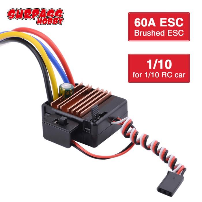 Esc Rc Car Remote Control Surpass Hobby 60A Brushed