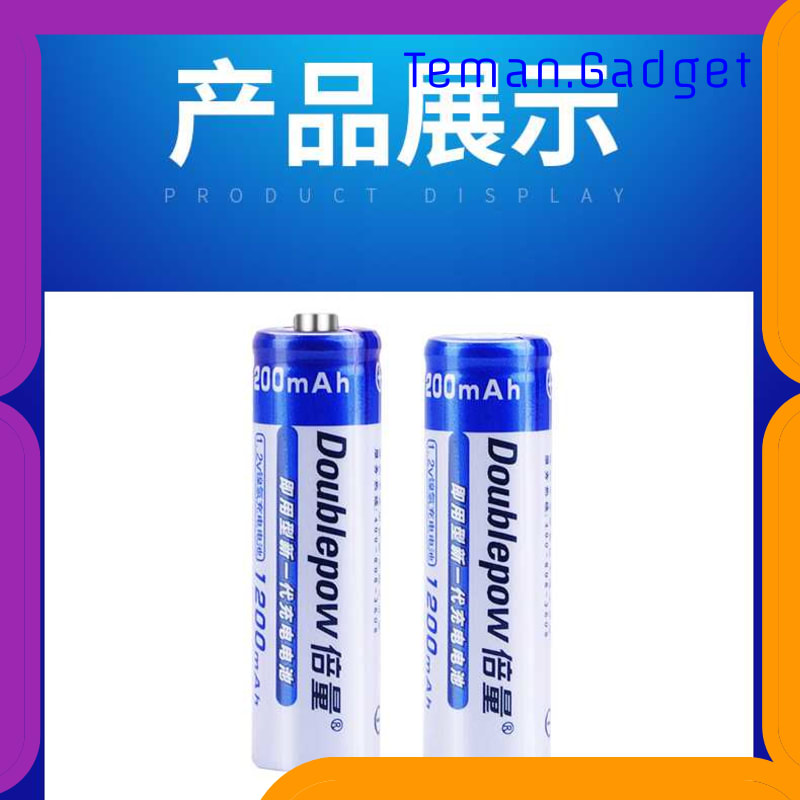 TG-IE243 DOUBLEPOW BATU BATERAI ALKALINE RECHARGEABLE AA 1200MAH 2PCS