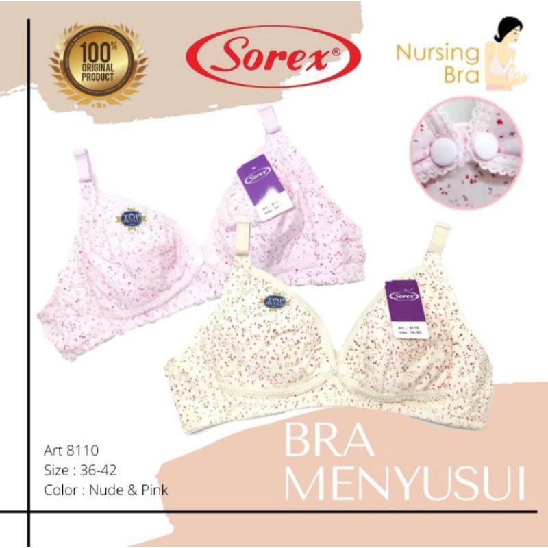 Sorex Nursing Bra - BH Menyusui Breast Feeding Bra Maternity SNI