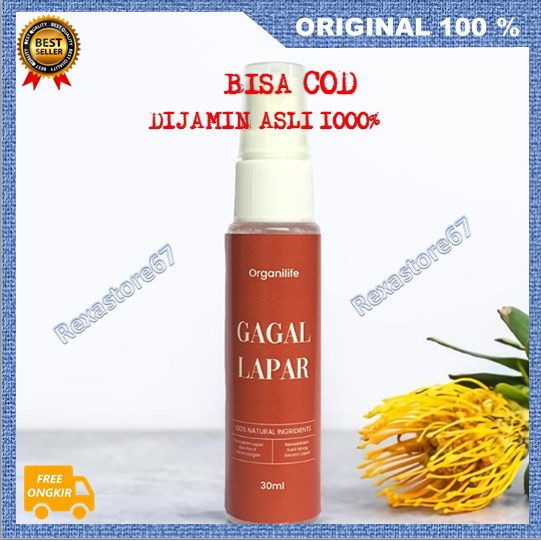[BISA COD] Gagal Lapar Mouth Spray 1x Semprot Lapar Hilang Seketika 30ml ORIGINAL