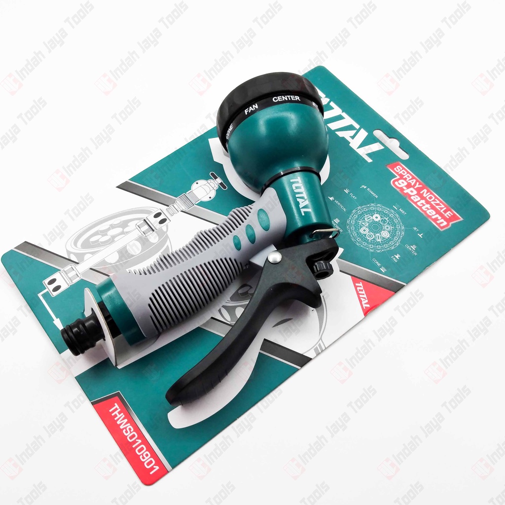 TOTAL THWS010901 Semprotan Air Taman Spray Nozzle Garden Taman Hose Gun Kepala