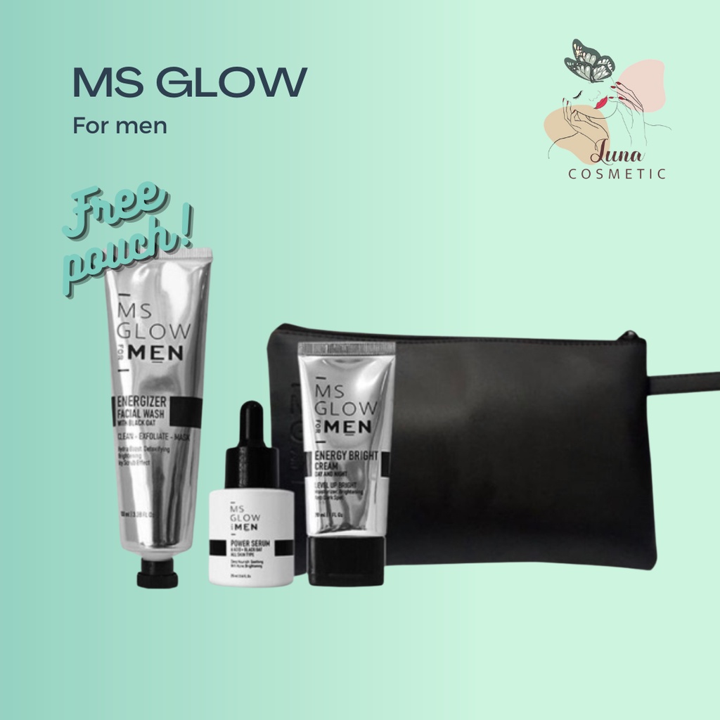 MS Glow Men / MS Glow For Men (Free Pouch)