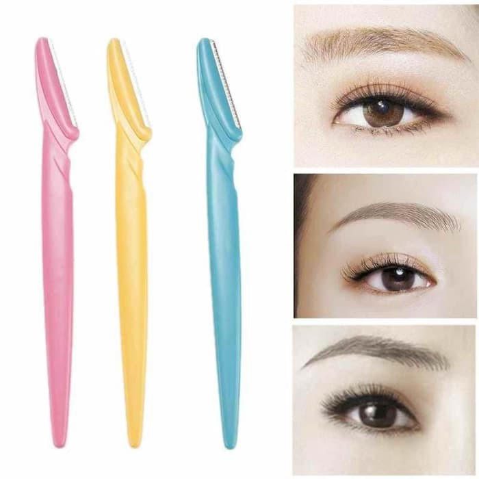 (ISI 3 PCS) Pisau Pencukur Alis Eyebrow Razor / Alat cukuran alis / Pisau Alis