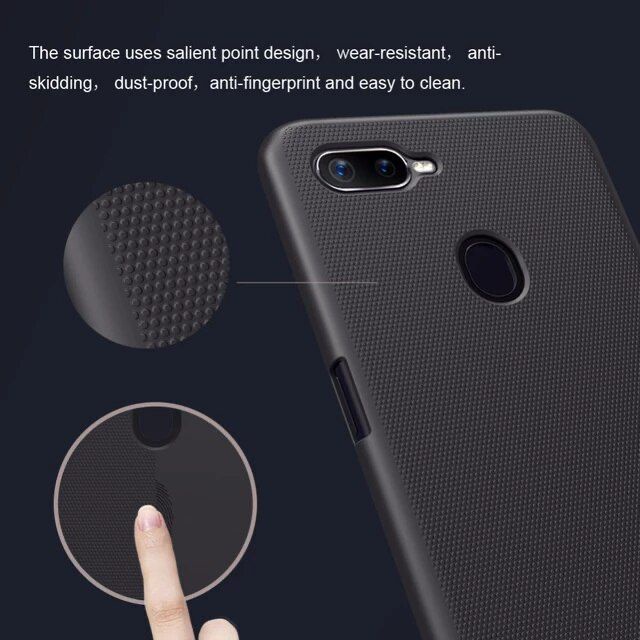 OPPO F9 NILLKIN HARDCASE FROSTED SHIELD ORIGINAL COLOUR GOLD