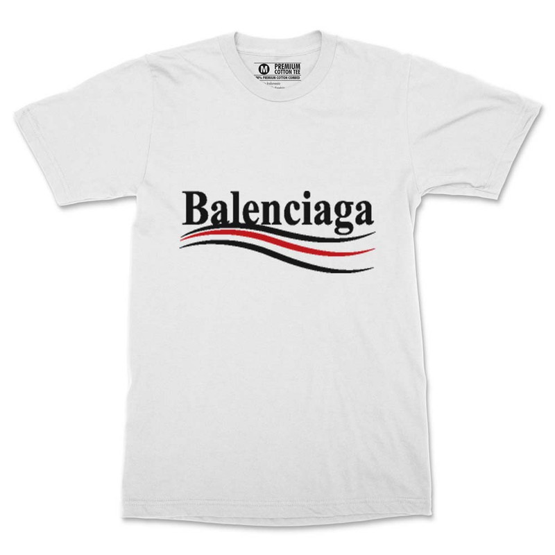 FHB Kaos T-shirt Premium Balenciaga Model 3 Katun Combed Original