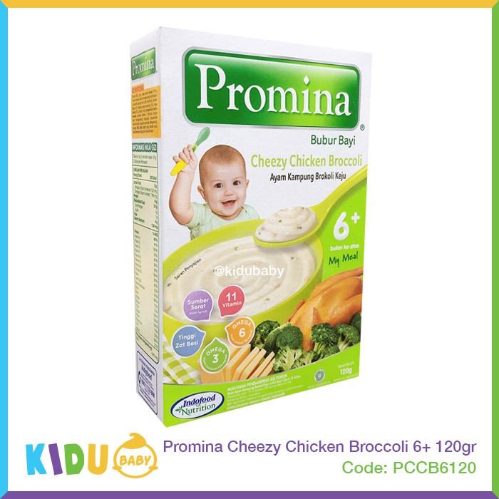 Promina Bubur Bayi 6 bulan keatas 120gr Bubur Bayi Sehat MPASI Makanan Bayi Kidu Baby