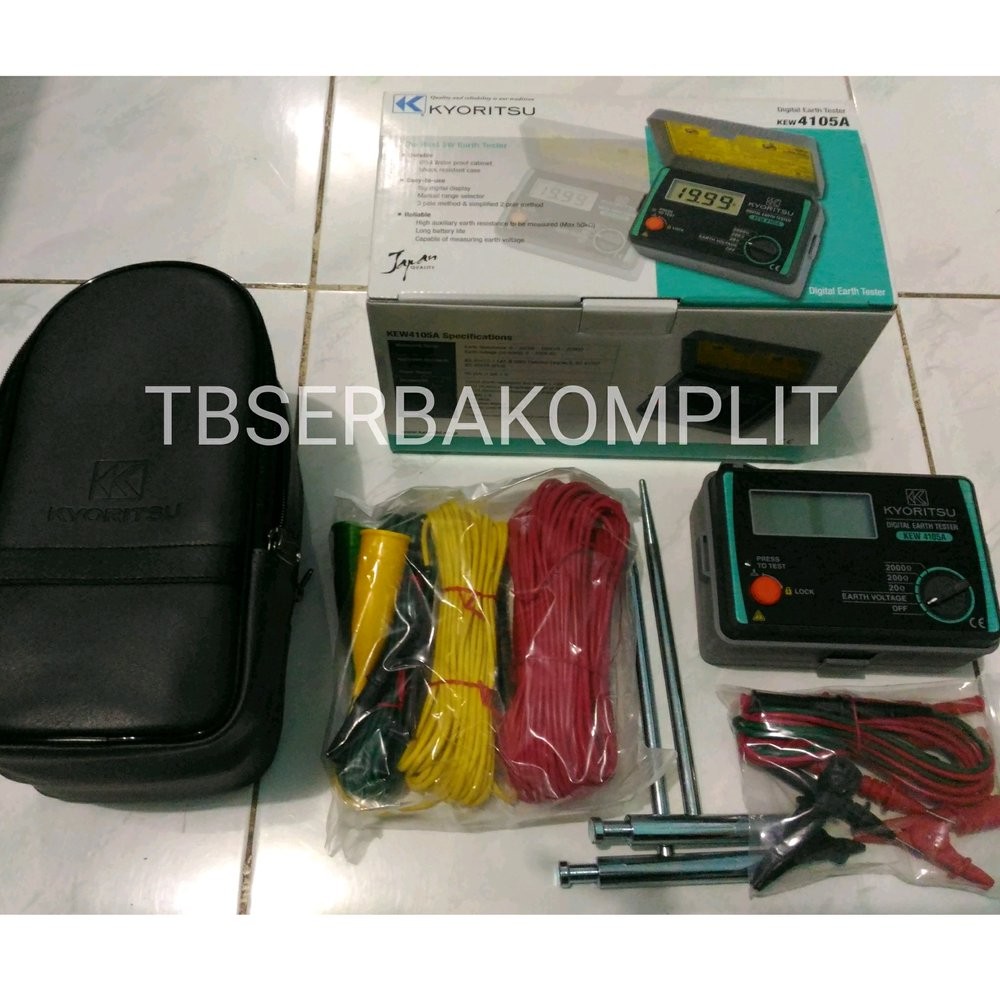 Jual Kyoritsu 4105A Grounding Earth Tester Meter Alat Ukur Listrik